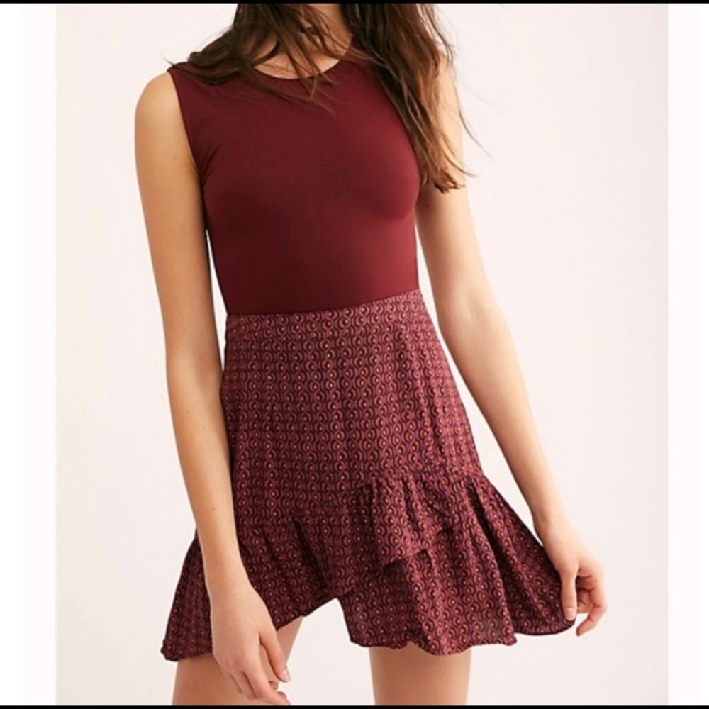 Free People mini skirt, like new!